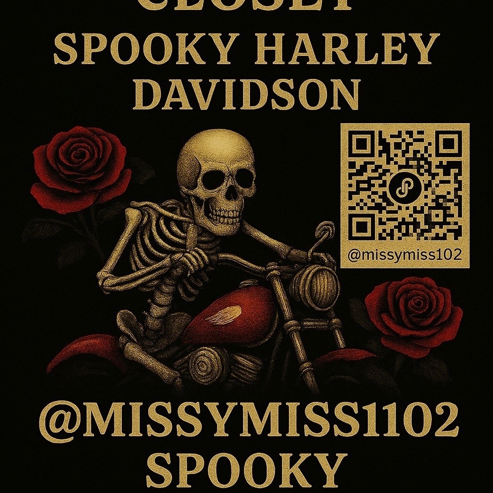 Spooky Harley Davidson Posh Mart Closet